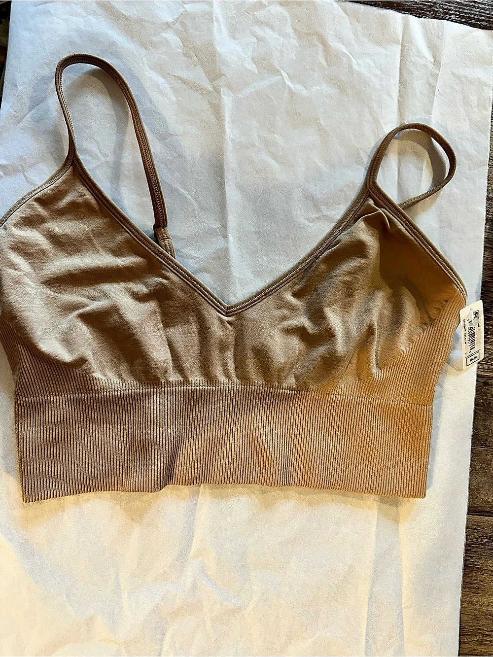 GapBody Crop Top in Brown Size Medium NWT